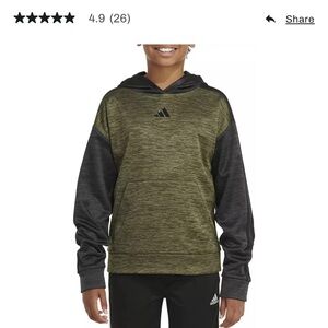 Brand New With Tags adidas Boys' Game & Go Melange Hoodie